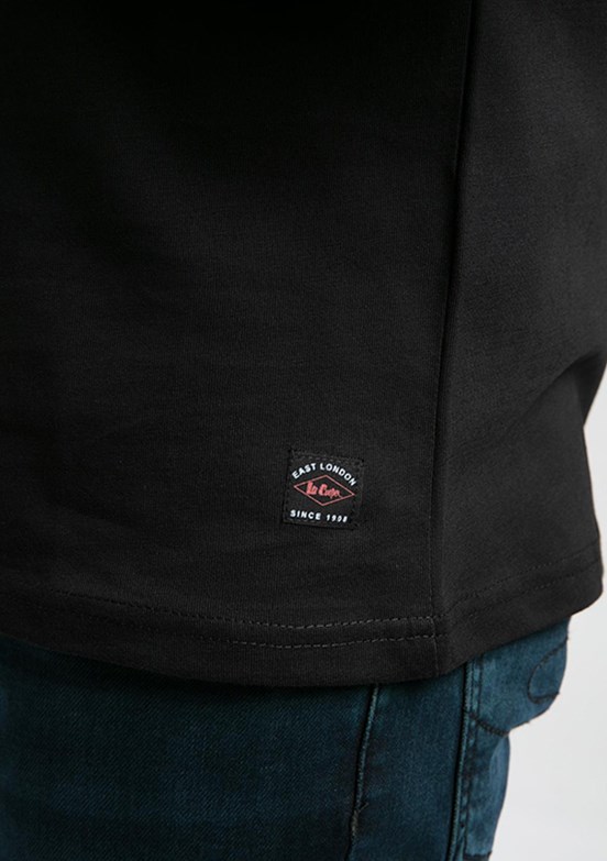 LEE COOPER Siyah Erkek O Yaka T-Shirt