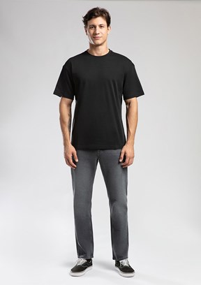 LEE COOPER Siyah Erkek O Yaka T-Shirt