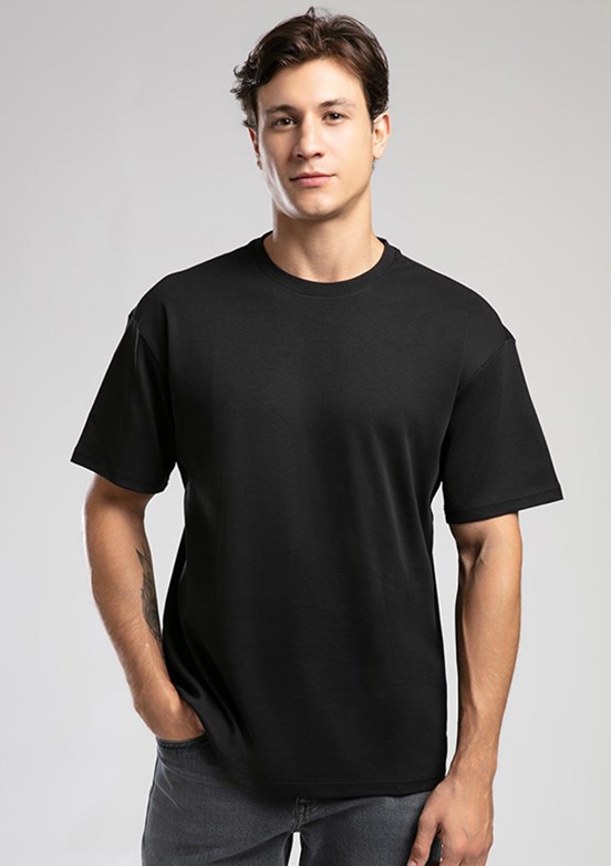 LEE COOPER Siyah Erkek O Yaka T-Shirt
