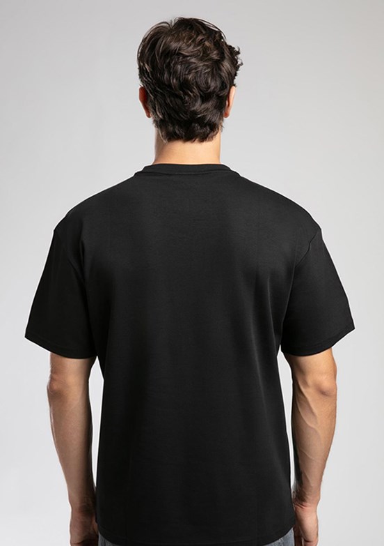 LEE COOPER Siyah Erkek O Yaka T-Shirt