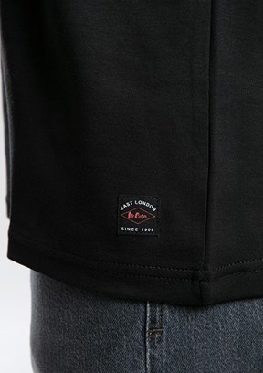 LEE COOPER Siyah Erkek O Yaka T-Shirt