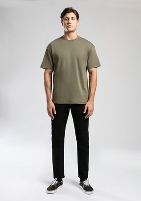 LEE COOPER Yeşil Erkek O Yaka T-Shirt