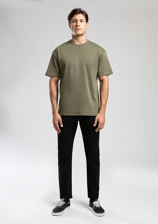 LEE COOPER Yeşil Erkek O Yaka T-Shirt