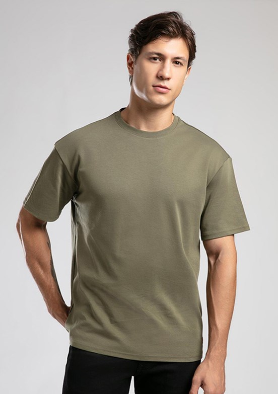 LEE COOPER Yeşil Erkek O Yaka T-Shirt