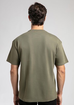 LEE COOPER Yeşil Erkek O Yaka T-Shirt