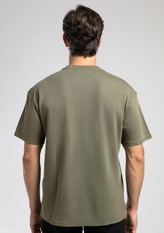 LEE COOPER Yeşil Erkek O Yaka T-Shirt