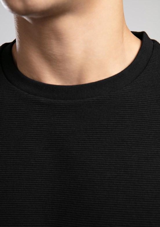LEE COOPER Siyah Erkek O Yaka Sweatshirt