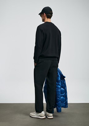 LUFİAN Siyah Erkek Baskılı Sweatshirt
