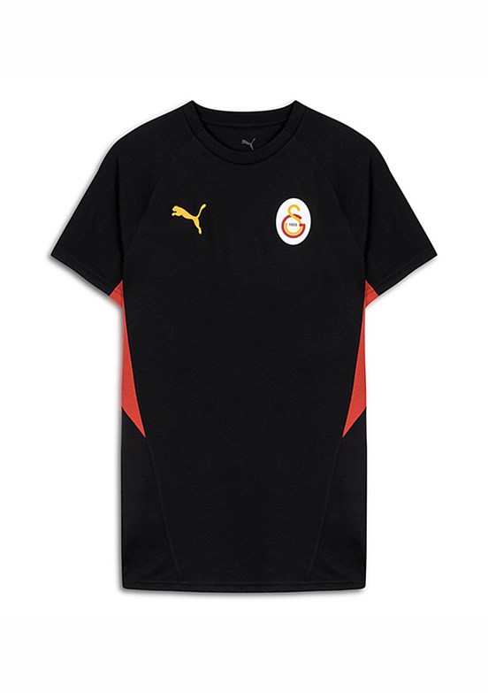PUMA GSK EVOSTRIPE Tee Siyah Unisex Baskılı T-Shirt