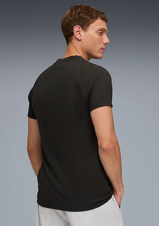 PUMA GSK EVOSTRIPE Tee Siyah Unisex Baskılı T-Shirt