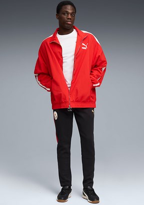 PUMA Gsk Evostripe - 78290205 Erkek Siyah Fermuarlı Kapşonlu Sweatshirt
