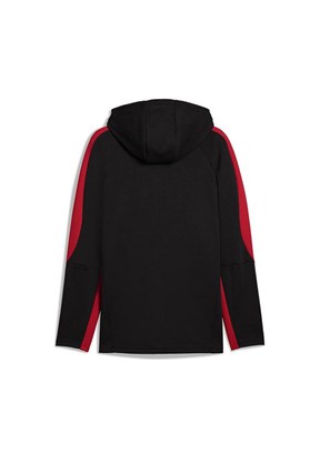 PUMA GSK EVOSTRIPE Hooded Jack Siyah Unisex Uzun Kol Sweatshirt