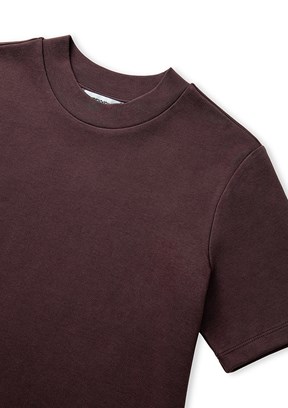 İPEKYOL Bordo Kadın Basic T-Shirt
