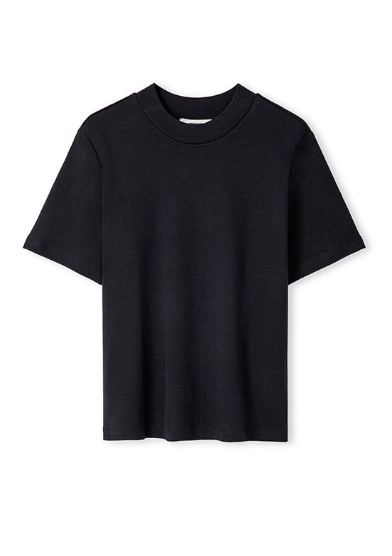 İPEKYOL Siyah Kadın Basic T-Shirt
