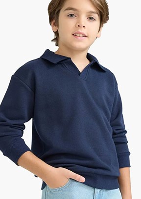 DEFACTO Çok Renkli Erkek Çocuk Örme Sweatshirt