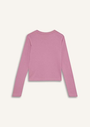 DEFACTO Pembe Kız Çocuk Uzun Kol T-Shirt
