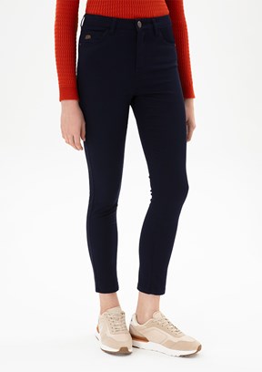 US POLO ASSN Lacivert Kadın Oversize Pantolon