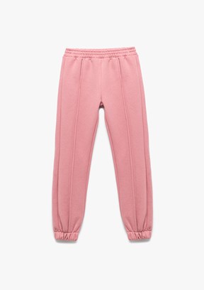KOTON - 6WKG40102AK Kız Çocuk Pembe Eşofman Altı