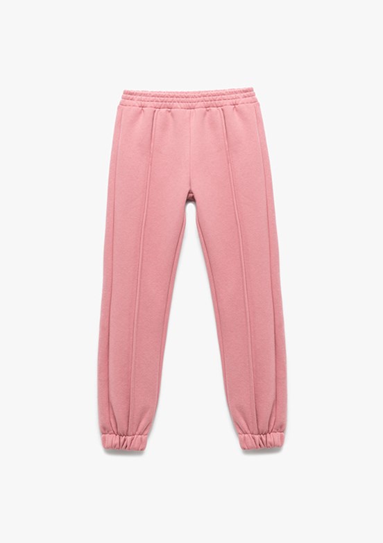 KOTON - 6WKG40102AK Kız Çocuk Pembe Eşofman Altı