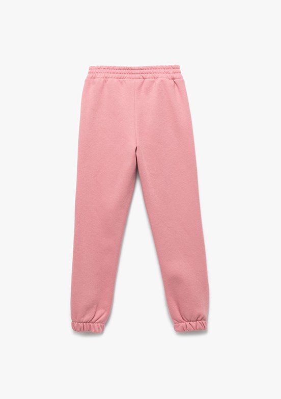 KOTON - 6WKG40102AK Kız Çocuk Pembe Eşofman Altı