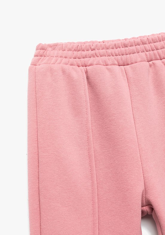 KOTON - 6WKG40102AK Kız Çocuk Pembe Eşofman Altı