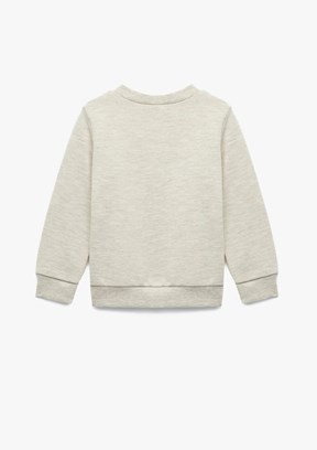 KOTON Bej Erkek Çocuk Baskılı Sweatshirt