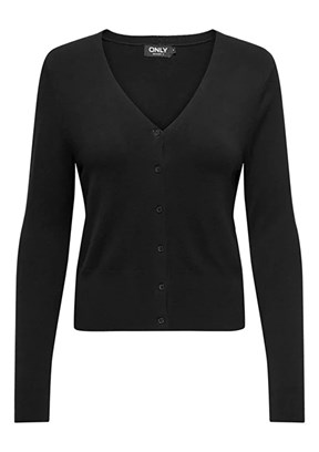 ONLY Siyah Kadın Triko Hırka