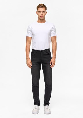 SÜVARİ - PN2016600175 Erkek Siyah Slim Jean Pantolon