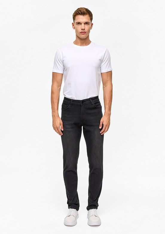 SÜVARİ - PN2016600175 Erkek Siyah Slim Jean Pantolon