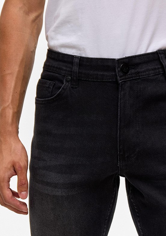 SÜVARİ - PN2016600175 Erkek Siyah Slim Jean Pantolon