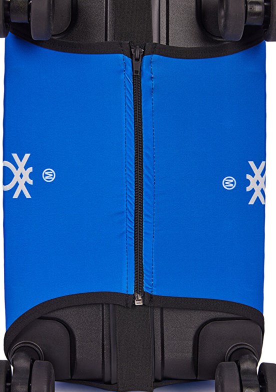 BENETTON Mavi Unisex KILIF Valiz