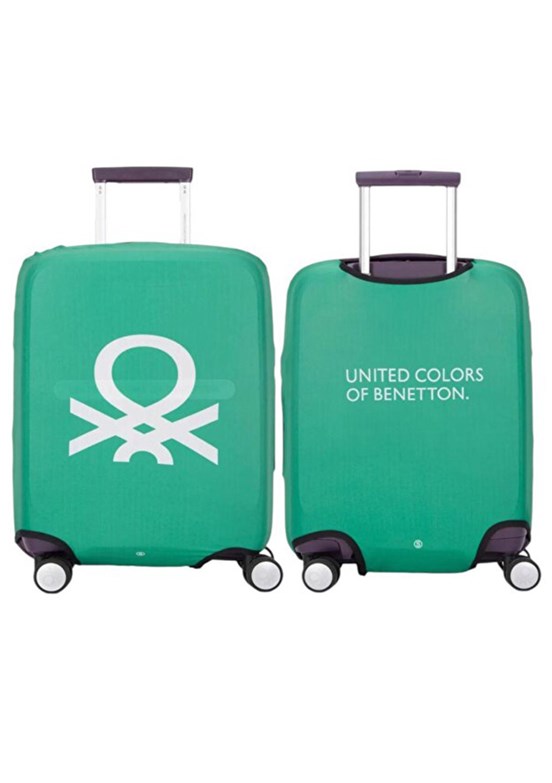 BENETTON Yeşil Unisex KILIF Valiz
