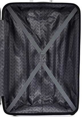 PİERRE CARDİN - 04PC8005-01-S Unisex Siyah Büyük Boy Valiz