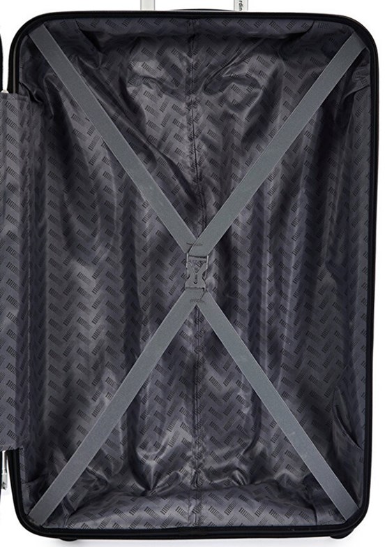 PİERRE CARDİN - 04PC8005-01-S Unisex Siyah Büyük Boy Valiz