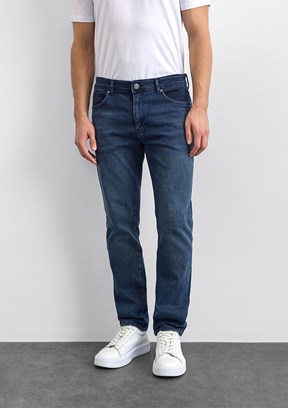 BACKANDBOND - B35W35003 Erkek Lacivert Normal Bel Jean Pantolon