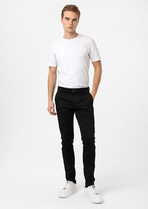 BACKANDBOND - B34T30010 Erkek Siyah Chino Pantolon