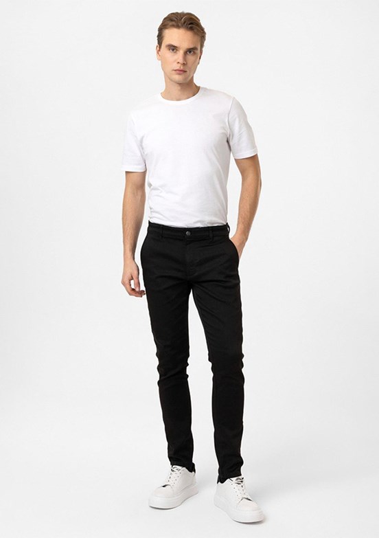 BACKANDBOND - B34T30010 Erkek Siyah Chino Pantolon