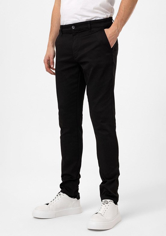 BACKANDBOND - B34T30010 Erkek Siyah Chino Pantolon