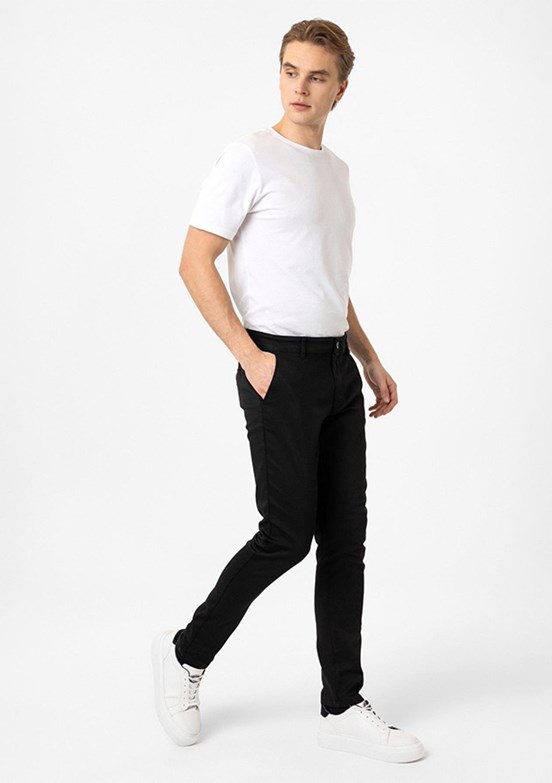BACKANDBOND - B34T30010 Erkek Siyah Chino Pantolon