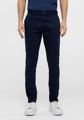 BACKANDBOND - B34T30010 Erkek Lacivert Chino Pantolon