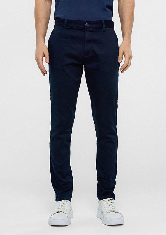 BACKANDBOND - B34T30010 Erkek Lacivert Chino Pantolon