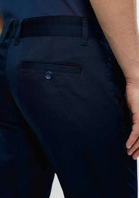 BACKANDBOND - B34T30010 Erkek Lacivert Chino Pantolon