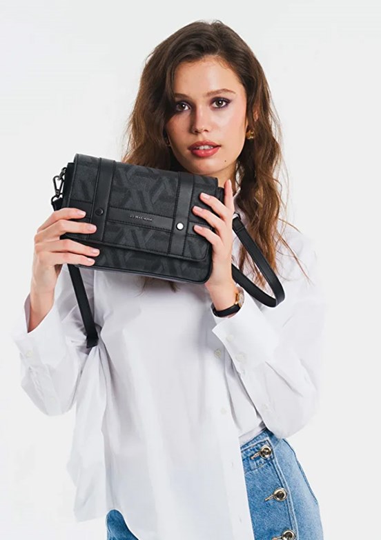 US POLO ASSN Siyah Kadın Çapraz Çanta