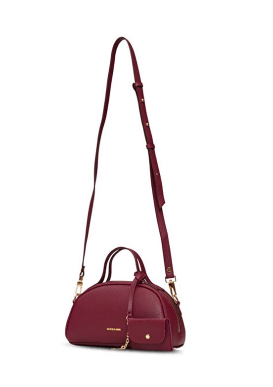 US POLO ASSN Bordo  Kadın Omuz Çantası