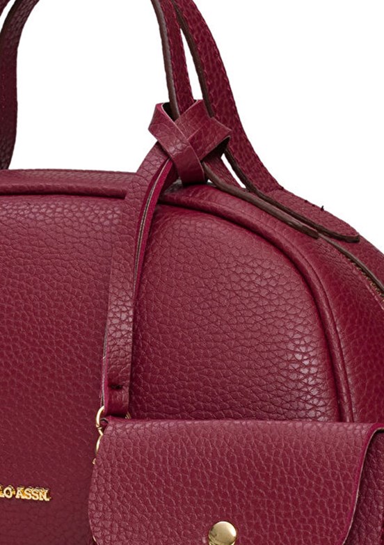US POLO ASSN Bordo  Kadın Omuz Çantası