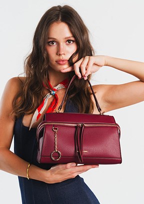 US POLO ASSN Bordo Kadın Çapraz Çanta