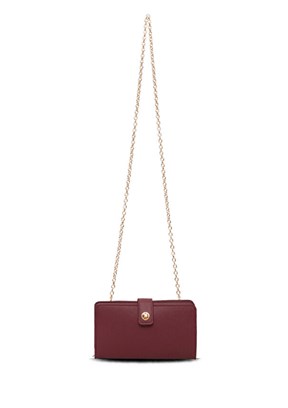 US POLO ASSN Bordo Kadın Çapraz Çanta