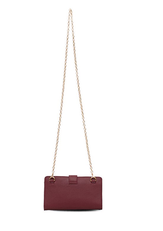 US POLO ASSN Bordo Kadın Çapraz Çanta