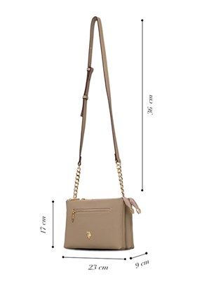 US POLO ASSN Gri Kadın Çapraz Çanta