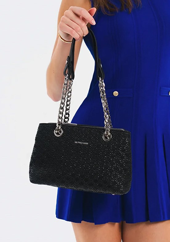 US POLO ASSN Siyah Kadın Omuz Çantası
